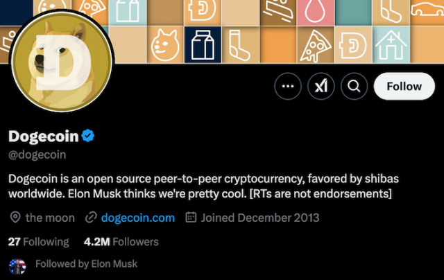 Dogecoin on X